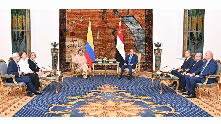 Cumbre egipcio-colombiana aborda el fortalecimiento de la cooperación bilateral y la coordinación de posiciones internacionales